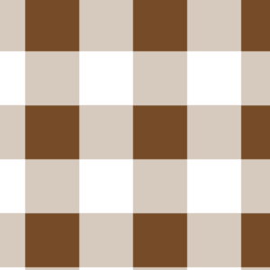 Brown Gingham Canvas